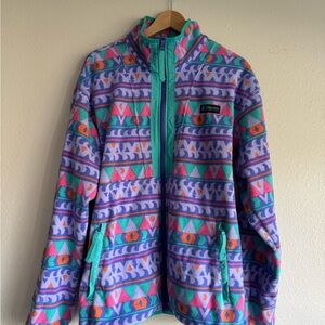 Columbia Colorful Geometric Fleece Jacket